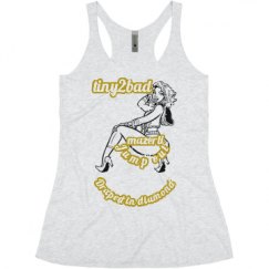 Ladies Slim Fit Super Soft Racerback Triblend Tank