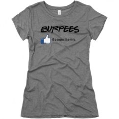 Ladies Slim Fit Super Soft Triblend Tee