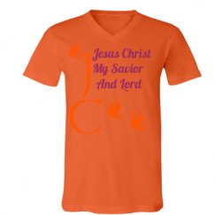 Unisex V-Neck Jersey Tee