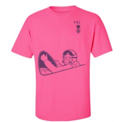 Unisex Ultra Cotton Safety Neon Crewneck Tee