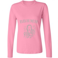 Ladies Relaxed Fit Basic Long Sleeve Tee