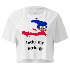 Ladies Festival Cali Crop Top Tee