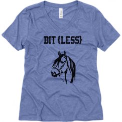 Ladies Relaxed Fit Super Soft Triblend V-Neck Tee