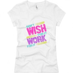 Ladies Slim Fit Basic Promo Jersey Tee
