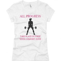 Ladies Slim Fit Basic Promo Jersey Tee