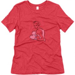 Ladies Relaxed Fit Super Soft Triblend Tee