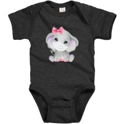 watercolor elephant with mask