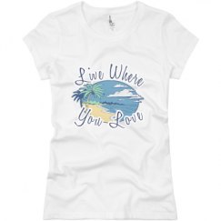 Ladies Slim Fit Basic Promo Jersey Tee