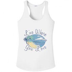 Ladies Athletic Performance Racerback Tank