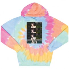 Unisex Tie-Dye Fleece Hoodie