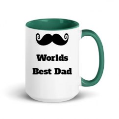 15oz Ceramic Mug with Color Inside