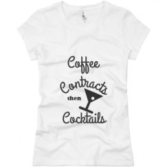 Ladies Slim Fit Basic Promo Jersey Tee