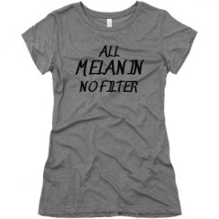 Ladies Slim Fit Super Soft Triblend Tee