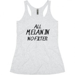 Ladies Slim Fit Super Soft Racerback Triblend Tank