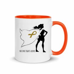 11oz Ceramic Mug with Color Inside