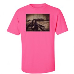 Unisex Ultra Cotton Safety Neon Crewneck Tee