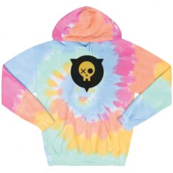 Unisex Tie-Dye Fleece Hoodie