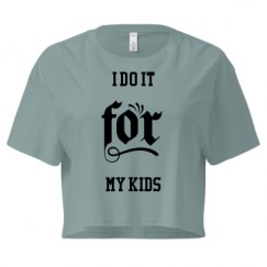 Ladies Festival Cali Crop Top Tee