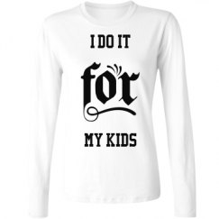 Ladies Relaxed Fit Basic Long Sleeve Tee