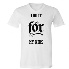 Unisex V-Neck Jersey Tee