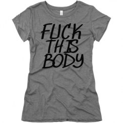 Ladies Slim Fit Super Soft Triblend Tee