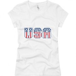 Ladies Slim Fit Basic Promo Jersey Tee