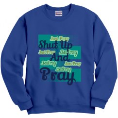 Unisex Film and Foil Crewneck Sweatshirt