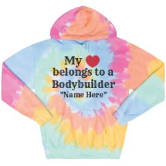 Unisex Tie-Dye Fleece Hoodie