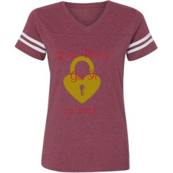 Ladies Relaxed Fit Vintage Sports Tee
