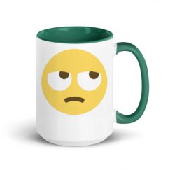 15oz Ceramic Mug with Color Inside