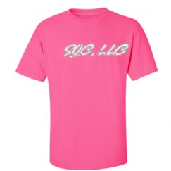 Unisex Ultra Cotton Safety Neon Crewneck Tee