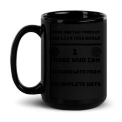 15oz Black Glossy Mug