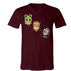 Unisex V-Neck Jersey Tee