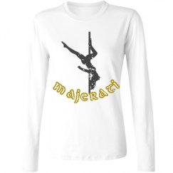Ladies Relaxed Fit Basic Long Sleeve Tee