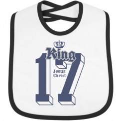 Infant Contrast Trim Bib