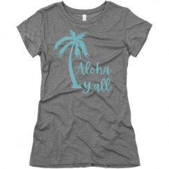 Ladies Slim Fit Super Soft Triblend Tee