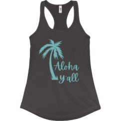 Ladies Slim Fit Racerback Tank Top