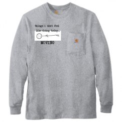 Unisex Carhartt Pocket Long Sleeve Tee