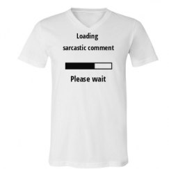 Unisex V-Neck Jersey Tee