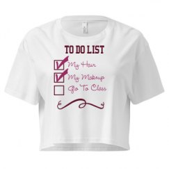 Ladies Festival Cali Crop Top Tee