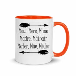 11oz Ceramic Mug with Color Inside