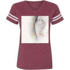 Ladies Relaxed Fit Vintage Sports Tee