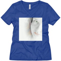 Ladies Relaxed Fit V-Neck Tee