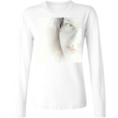 Ladies Relaxed Fit Basic Long Sleeve Tee
