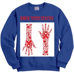 Unisex Film and Foil Crewneck Sweatshirt