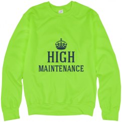 Unisex Neon Crewneck Sweatshirt