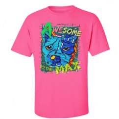 Unisex Ultra Cotton Safety Neon Crewneck Tee