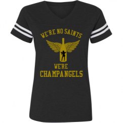 Ladies Relaxed Fit Vintage Sports Tee