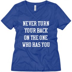 Ladies Relaxed Fit V-Neck Tee