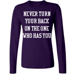 Ladies Relaxed Fit Basic Long Sleeve Tee